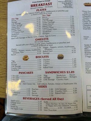 Menu photo 1 Down Town Cafe Siler City, NC