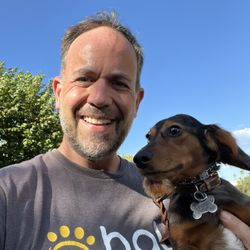 The Dog Savant - Brett with client Archie the Dacshund