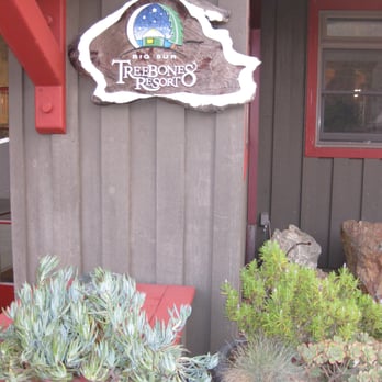 Treebones Resort - Sign at lodge - Resorts Near Me - Big Sur, California Treebones Resort - Sign at lodge - Resorts Near Me - Big Sur, California