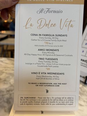 Menu photo 5 Il Fornaio Sacramento, CA Menu photo 5 Il Fornaio Sacramento, CA