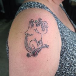 Ink Ink Tattoo Studio - Best simple line, Dr. Seuss design ever!