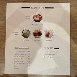 Ikkousha - Menu (3/3) as of 3/29/25