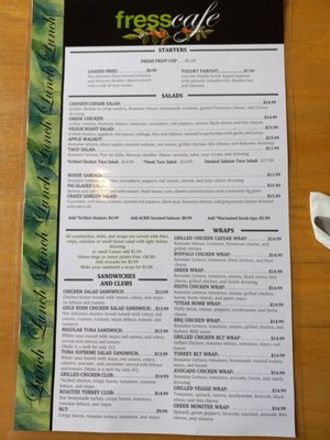 Menu photo 3 Frescafe Natick, MA