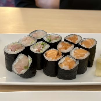 Sushi-Zen - Yellowtail & Scallion Roll, Salmon Roll - Japanese Near Me - Arlington, Virginia
