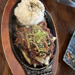 BBQ beef skirt teriyaki