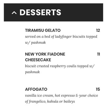 Spaghetti Western - desserts - Italian Near Me - Adelaide, SA