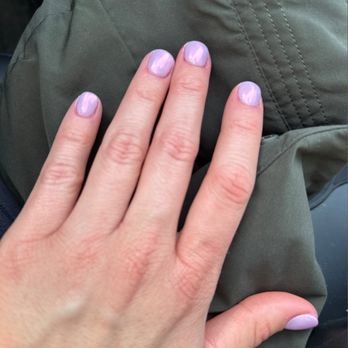 La Grange Nail - Dip powder with chrome finish.   This picture does NOT do it justice! It looks incredible - Nail Salons Near Me - La Grange, Illinois