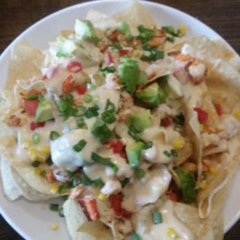Hook Line & Schooner - Monstrous Lobster Nachos! I was really hungry but couldnt finish them! - American Near Me - Smyrna, Georgia Hook Line & Schooner - Monstrous Lobster Nachos! I was really hungry but couldnt finish them! - American Near Me - Smyrna, Georgia