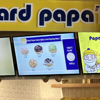 Beard Papa's Castro Valley - Menu as of Aug 10, 2023 - Desserts Near Me - Castro Valley, California