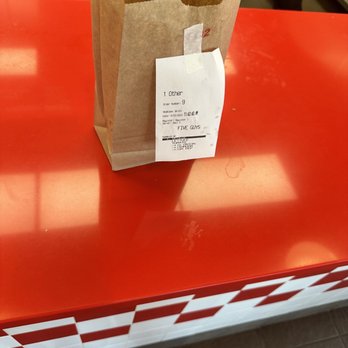 Five Guys - Order ready and received! - Burgers Near Me - Fresno, California