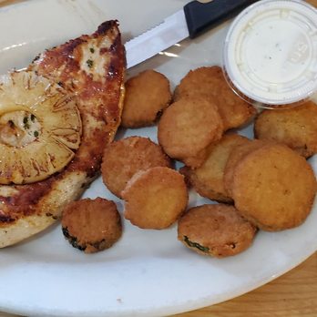 Timmy's Diner - Hawaiian chicken with fried zucchini - Breakfast & Brunch Near Me - Tulsa, Oklahoma Timmy's Diner - Hawaiian chicken with fried zucchini - Breakfast & Brunch Near Me - Tulsa, Oklahoma