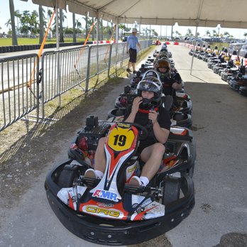 AMR Motorplex - A live shot from the grid -- the last breath each driver takes before reaching speeds up to 45 MPH! - Race Tracks Near Me - Homestead, Florida