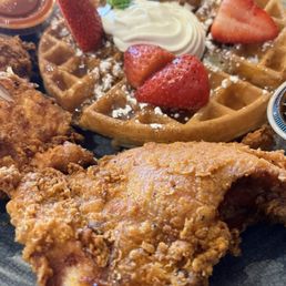 Chicken & Biscoff Waffles