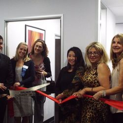 Christian Kirman MD - Ribbon cutting with the Walnut Creek Chamber
