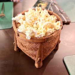 Complimentary popcorn