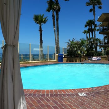 Pacific Terrace Hotel - Enjoying the view from my chair at the pool. - San Diego, CA