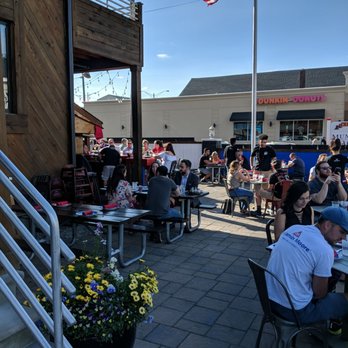 Old Glory Kitchen + Spirits - Sunny Patio - Pizza Near Me - Keyport, New Jersey
