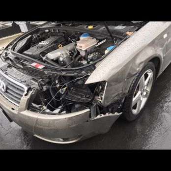 101 Auto Body - 2004 Audi A4: left front end damage. - Body Shops Near Me - Richmond, California 101 Auto Body - 2004 Audi A4: left front end damage. - Body Shops Near Me - Richmond, California