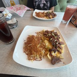 Crunchy Asada Chilaquiles Crunchy Asada Chilaquiles