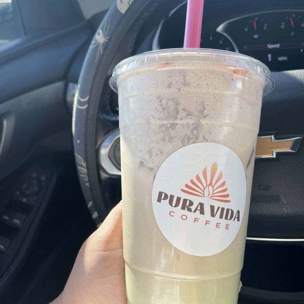 Pura Vida Coffee - Strawberry Matcha - Coffee & Tea Near Me - Bakersfield, California Pura Vida Coffee - Strawberry Matcha - Coffee & Tea Near Me - Bakersfield, California