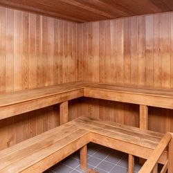 Island Health And Fitness - Sauna at Island Health & Fitness Community Corners Location