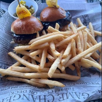 War Water Brewery - Teriyaki Sliders with French fries - Breweries Near Me - Saint Clair, Michigan War Water Brewery - Teriyaki Sliders with French fries - Breweries Near Me - Saint Clair, Michigan