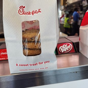 Chick-fil-A - Cookies for sale at register - Fast Food Near Me - Bridgeton, Missouri