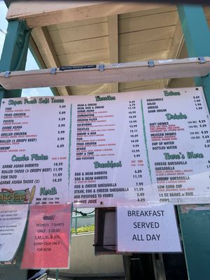 Menu photo 1 Pedro's Tacos San Clemente, CA