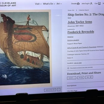Provenance - The art pairing with my dad's beverage- Dragon Ship - New American Near Me - Cleveland, Ohio