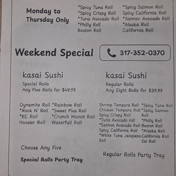 Kasai Sushi Bar & Kitchen - Sushi Bars Near Me - Indianapolis, Indiana Kasai Sushi Bar & Kitchen - Sushi Bars Near Me - Indianapolis, Indiana