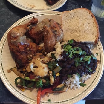 Starliner Diner - Roasted chicken, rice and beans, veggies, and bread. - Cuban Near Me - Hilliard, Ohio Starliner Diner - Roasted chicken, rice and beans, veggies, and bread. - Cuban Near Me - Hilliard, Ohio
