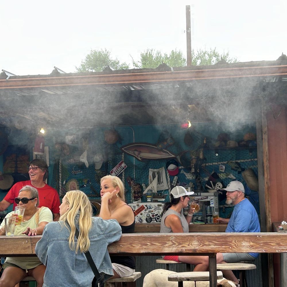 The Yardarm - Misters to keep you cool! - Beer Bar Near Me - Garden City, Idaho