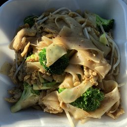 Pad see ew with chicken Pad see ew with chicken