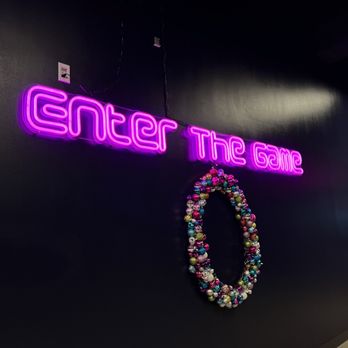BRKTHROUGH - a neon sign that says enter the zone - Bars Near Me - Overland Park, Kansas