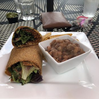 Good Life Cafe - Burrito and pinto beans - Vegan Near Me - Columbia, South Carolina Good Life Cafe - Burrito and pinto beans - Vegan Near Me - Columbia, South Carolina