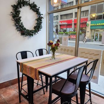 Homebase Chicken - Table at front window - Chicken Shop Near Me - Toronto, Ontario Homebase Chicken - Table at front window - Chicken Shop Near Me - Toronto, Ontario