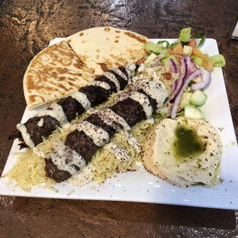 Al Basha - Kofte kabab plate!! - Mediterranean Near Me - Seattle, Washington