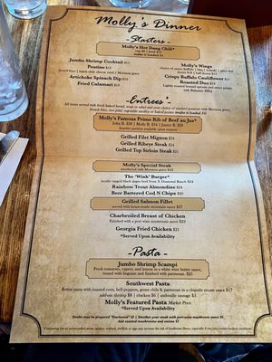 Menu photo 5 Molly Butler’s Greer, AZ