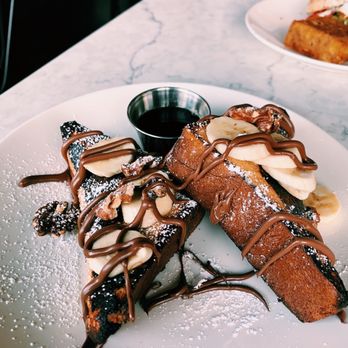H Cafe - Nutella Stuffed Brioche French Toast - Breakfast & Brunch Near Me - Los Angeles, California H Cafe - Nutella Stuffed Brioche French Toast - Breakfast & Brunch Near Me - Los Angeles, California