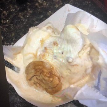 Mojo Cookie Dough and Creamery - This wasn't after it melted.  This was how it was served to me. - Food Trucks Near Me