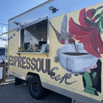 Espressoul Mobile Cafe - Cute coffee truck on 22nd Street at Rozet Nursery - Coffee & Tea Near Me