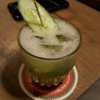 La Distillerie No.3 - cucumber - Cocktail Bars Near Me - Montreal, Quebec