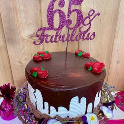 Cake from Ambrosio Bakery in Stratford, CT. (I bought the words  and flowers elsewhere).