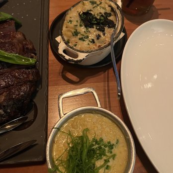 Stripsteak - The jalapeño creamed corn and the Mac & Cheese - Steakhouses Near Me - Las Vegas, Nevada Stripsteak - The jalapeño creamed corn and the Mac & Cheese - Steakhouses Near Me - Las Vegas, Nevada