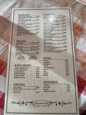 Menu photo 1 Italian Cafe Hays, KS
