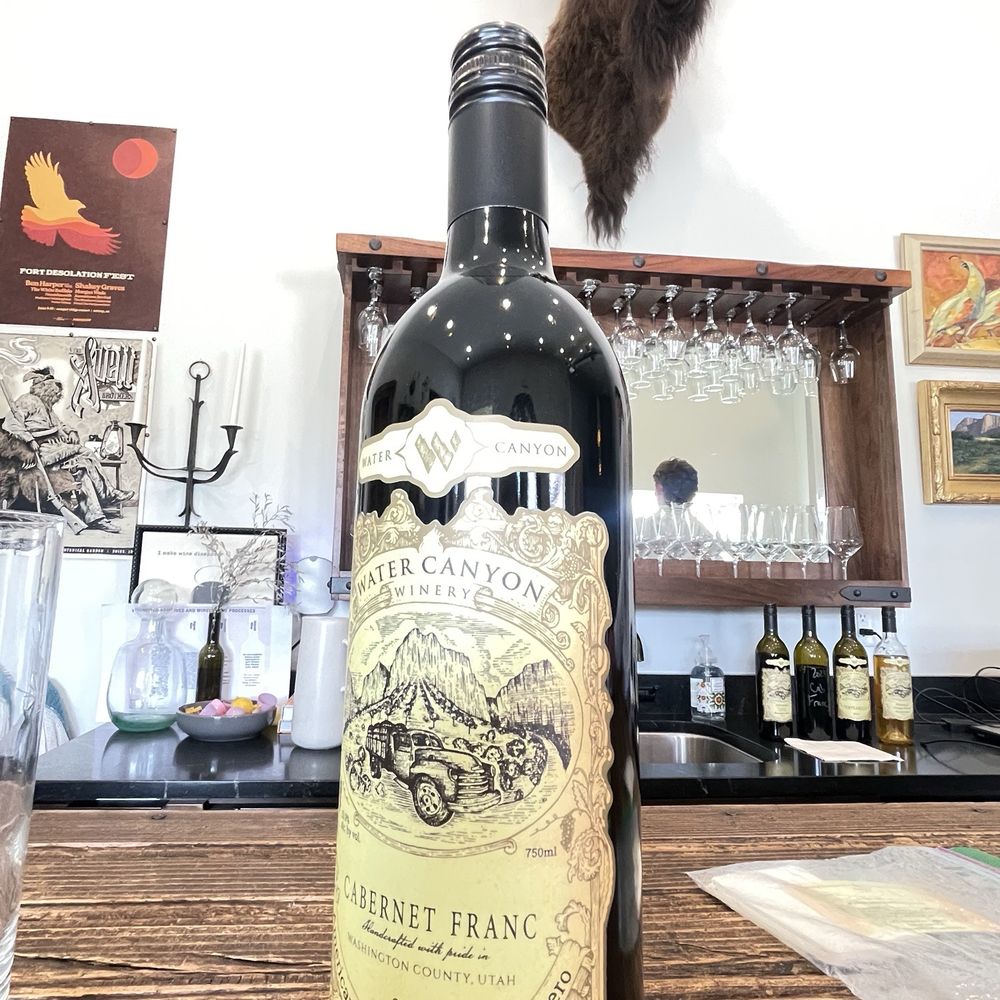 Water Canyon Winery - Perfect cabranet franc- big and bold - Wineries Near Me - Hildale, Utah