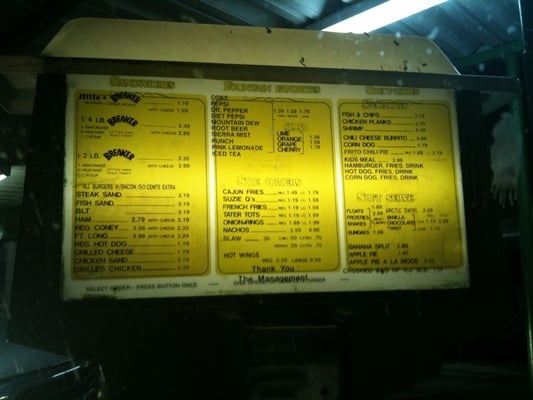 Menu photo 3 Breaker Drive-Inn Monticello, AR