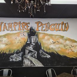 Painted on the wall