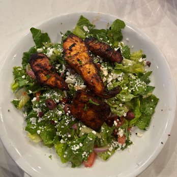 Tarme Mediterranean Grill - Salmon kabob Greek Salad - Mediterranean Near Me - Glendale, California
