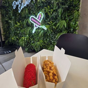 Devil & Angel Desserts - Hot Cheetos and Potato Korean Dogs - Bubble Tea Near Me - Orange, California Devil & Angel Desserts - Hot Cheetos and Potato Korean Dogs - Bubble Tea Near Me - Orange, California